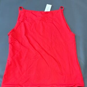 Anthropologie Bold Red Camisole